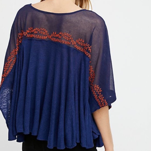 Free People Embroidered Top - Picture 2 of 4
